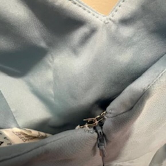 Sorella Vita Blue Flutter Sleeve Formal Maxi Dress – Bridesmaid - Picture 6 of 7